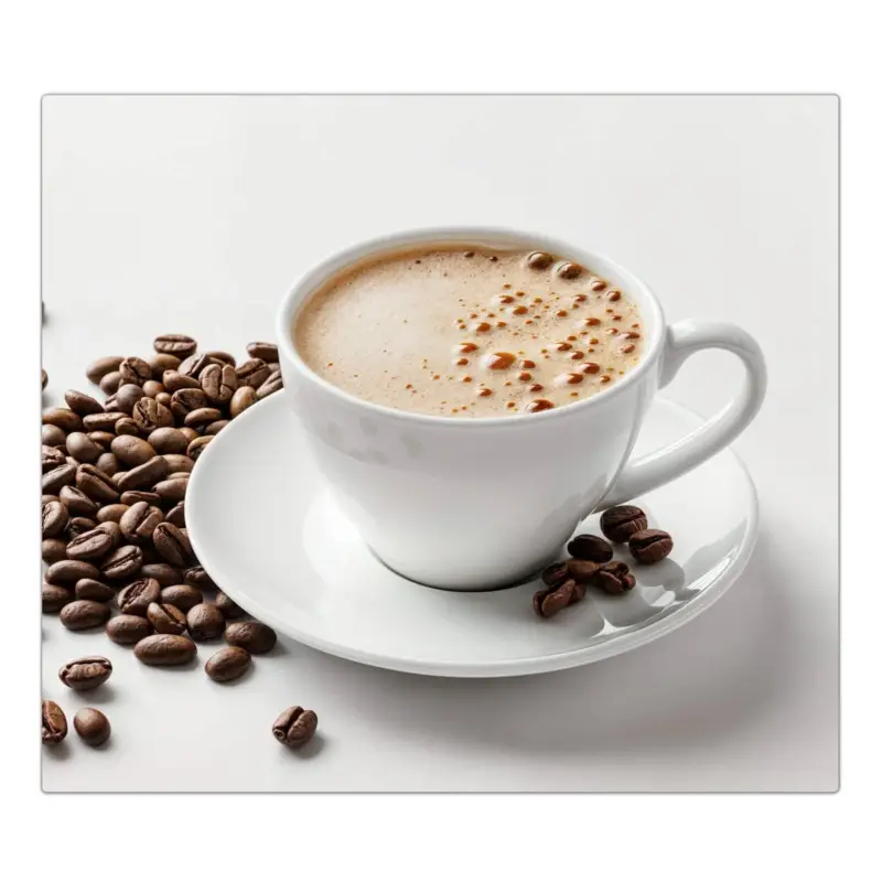 Neue Kollektion Herdabdeckplatte Kaffeetasse und Bohnen 1-Teilig (60x52cm)