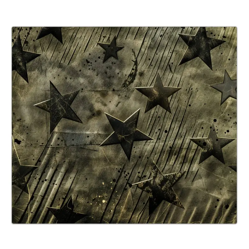 Neu Herdabdeckplatte Sternenhimmel 2-Teilig (60x52cm)