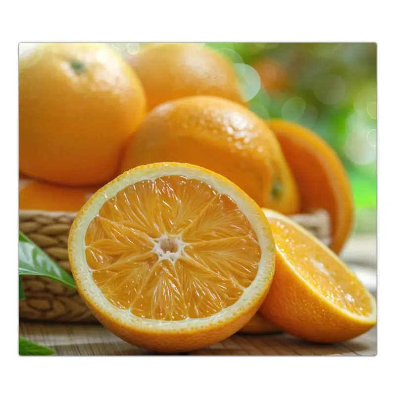 Echt Herdabdeckplatte Frische Orangen 2-Teilig (60x52cm)