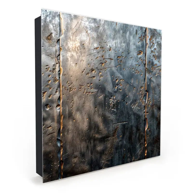 Schlüsselkasten Metalltextur Rechts Neu Im Sortiment