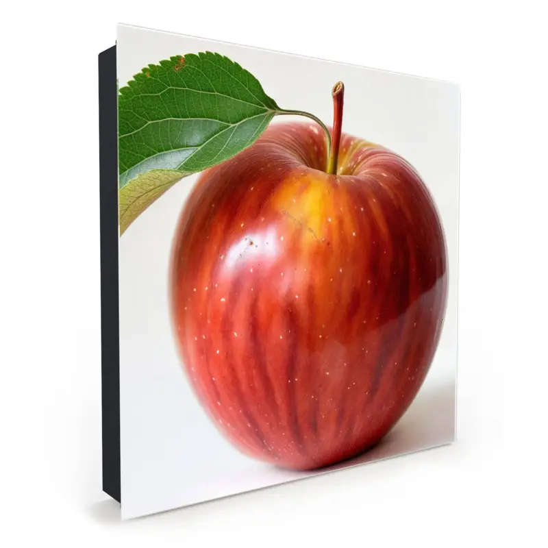 Meistverkauft Schlüsselkasten Roter Apfel Mit Blatt Rechts
