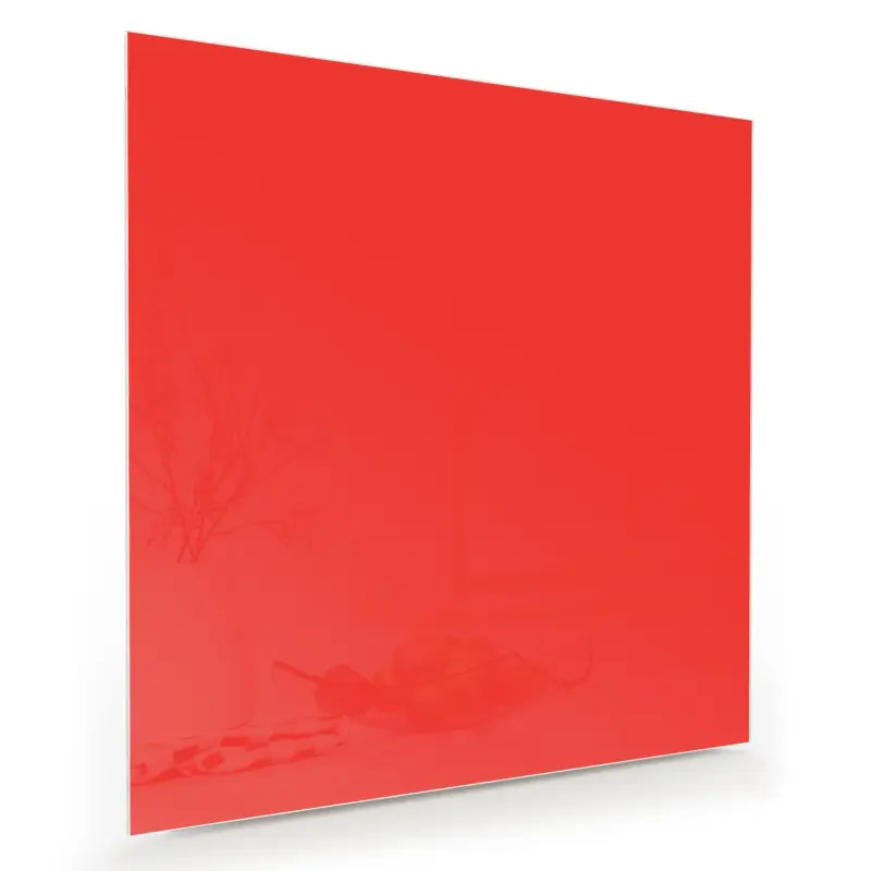 Wandbild Roter Hintergrund I 30 x 30 cm Kostenloser Rückversand