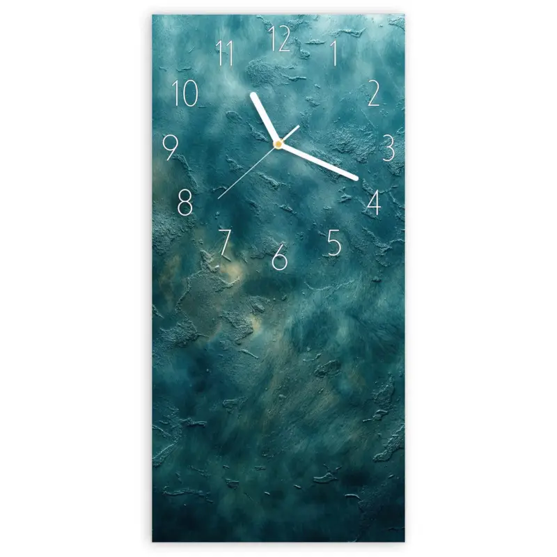 Wanduhr Hochformat - Texturierte Wand Elegant Nur Heute