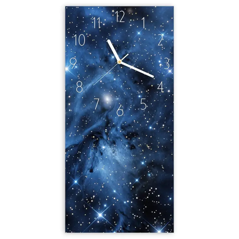 Wanduhr Hochformat - Sternenhimmel Elegant Kostenfreie Lieferung