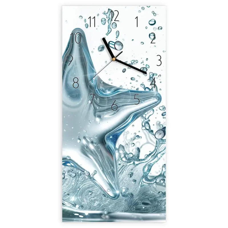 Wochenendangebot Wanduhr Hochformat - Sternspritzer Elegant