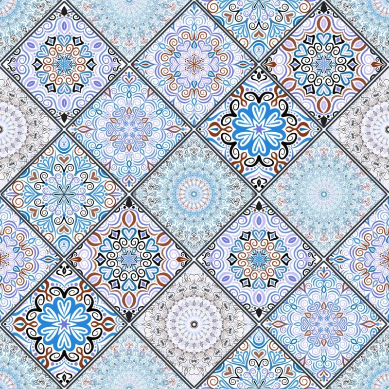 Markenprodukt Küchenrückwand Orientalische Patchwork
