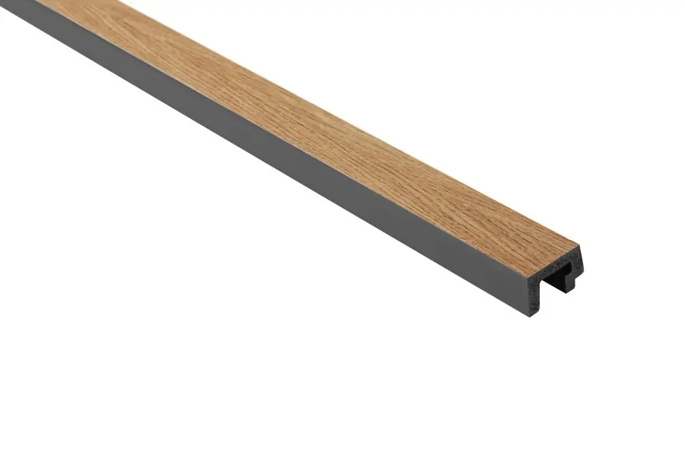 Neu Im Sortiment Linkes Abschlussstück Largo Wandlamellen Eiche Klassik L0306LT Mardom Decor
