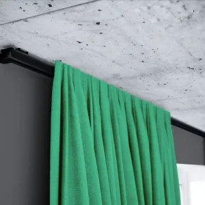 Einläufige Aluminiumschiene ZS in schwarz (Set mit zwei Schienen) Must-Have