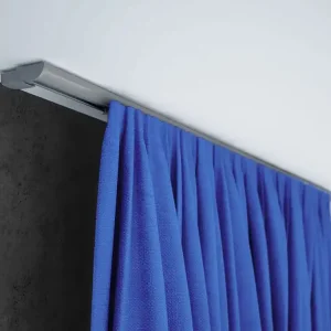 Einläufige Aluminiumschiene ZD in grau (Set mit zwei Schienen) Neue Kollektion