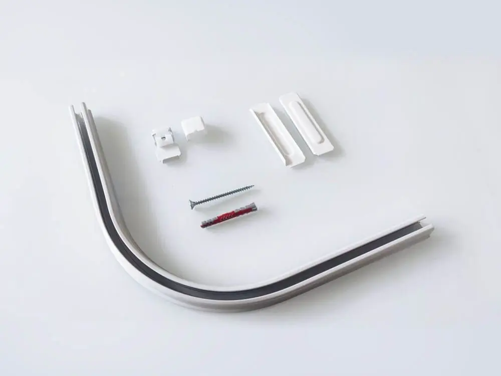 90 ° Bogen für die Aluminiumschiene S und D von Mardom Decor Bestpreis