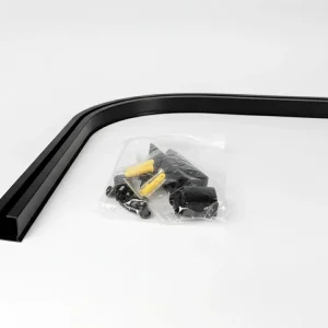 Bogen für schwarze Aluminiumschiene DSR 90 Grad mit Montageset – Vellano by Decor System Saisonangebot