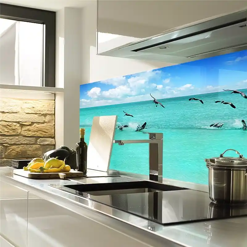 Glas Küchenrückwand 6 mm ESG Motive KRWM-0238 Sichere Zahlung