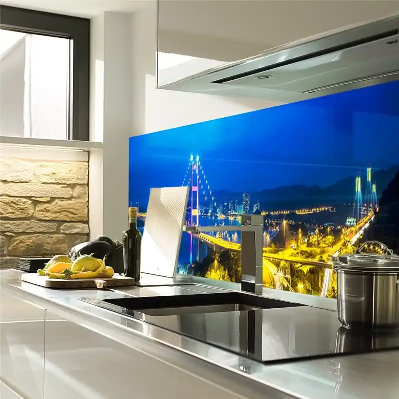 Schnäppchen Glas Küchenrückwand 6 mm ESG Motive KRWM-0466
