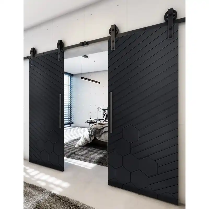 Holzschiebetür Barn-Line - Schwarz Model 4016 Mega-Angebot