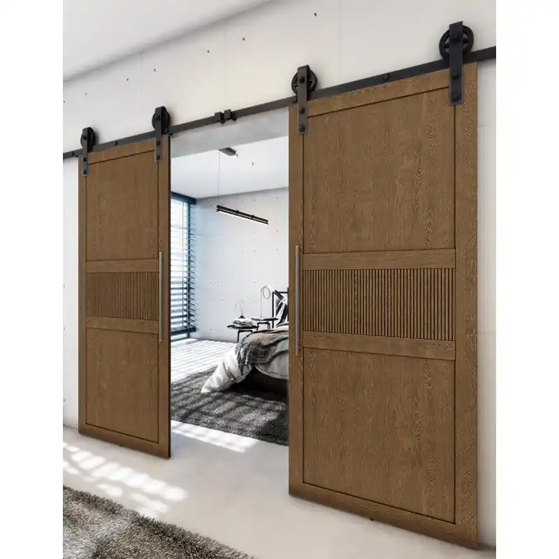 Holzschiebetür Barn-Line - Nussbaum Model 4042 Begrenztes Angebot