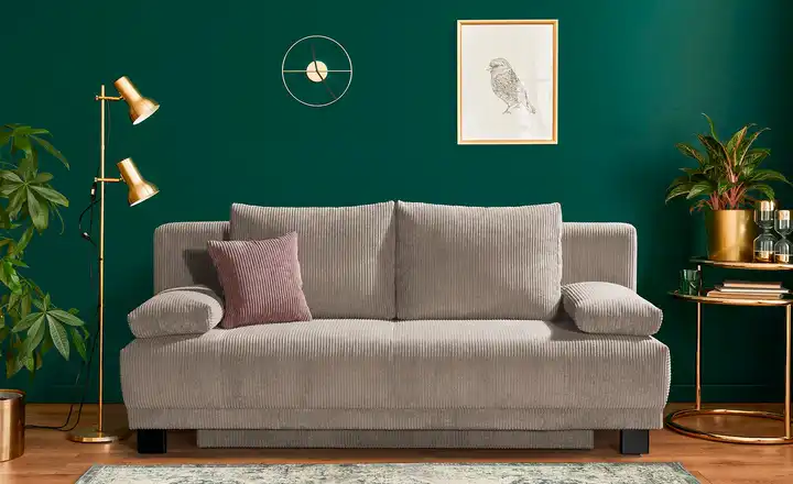 Schlafsofa aus Cord Luna Garantierte Lieferung