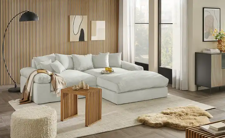 Billig smart Ecksofa Lionore