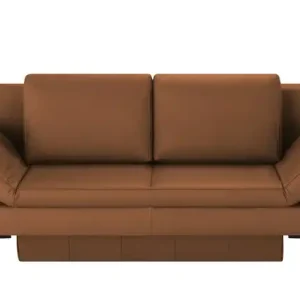 Kostenloser Versand Schlafsofa mit Sitz- und Rückenfläche aus Echtleder Kenny