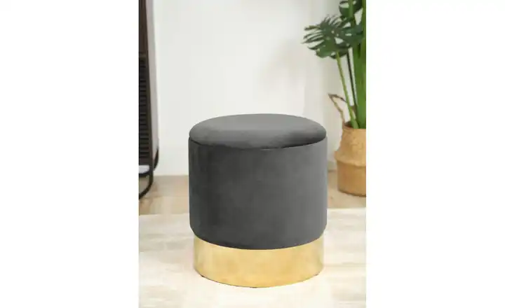 Pouf mit Stauraum Echt