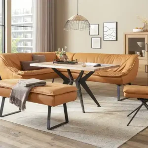 Saisonangebot KOINOR Hockerbank Leder Alino
