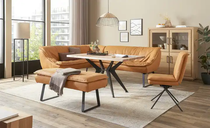 Saisonangebot KOINOR Hockerbank Leder Alino