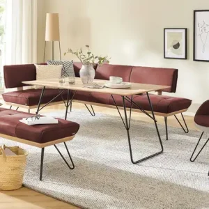 KOINOR Eckbank Leder Dining System 4 Letzte Chance