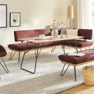 Geprüft KOINOR Hockerbank Leder Dining System 4