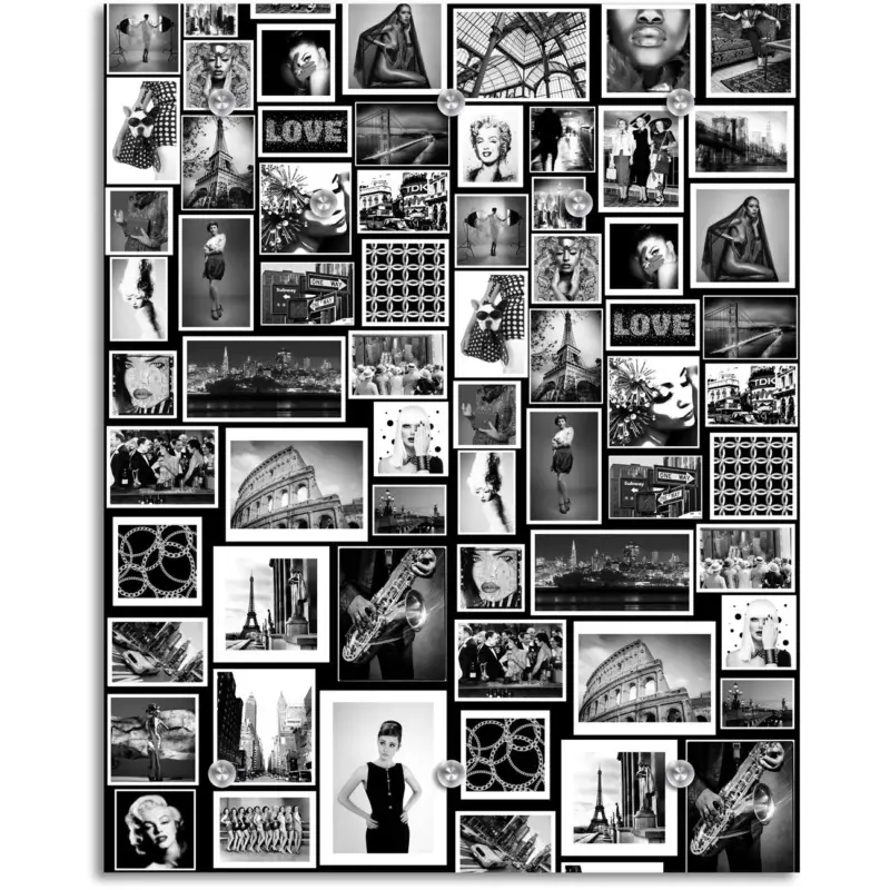 Saisonangebot Garderobe - Wall Of Fame 100x120cm
