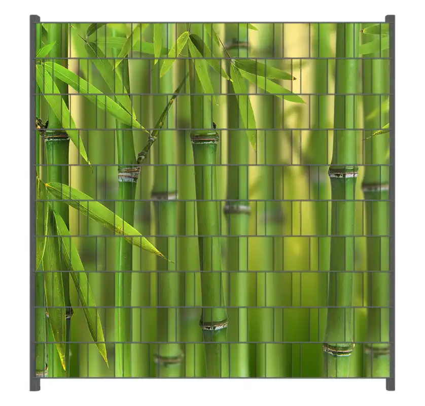 Neu Im Sortiment Zaunsichtschutz Grüner Bambuswald Breite 250 cm x Höhe 180 cm