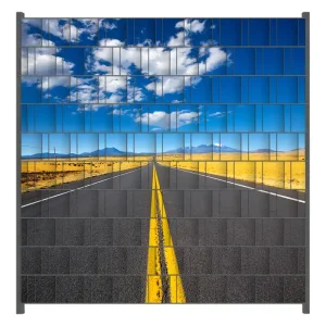 Kracherpreis Zaunsichtschutz Route 89 in Arizona - Am Ende der Horizont Breite 200 cm x Höhe 200 cm
