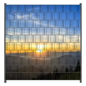 Jetzt Bestellen Zaunsichtschutz Sonnenaufgang über dem Schwarzwald Breite 250 cm x Höhe 180 cm