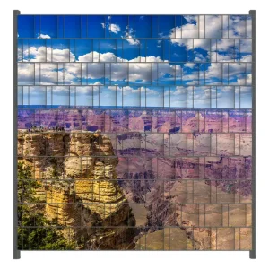 Knallerangebot Zaunsichtschutz Felsenschlucht im Grand Canyon Park Arizona Breite 200 cm x Höhe 200 cm