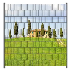 Must-Have Zaunsichtschutz Villa auf einem Hügel in der Toskana Breite 200 cm x Höhe 140 cm