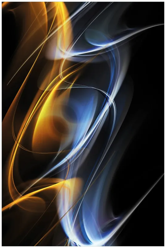 Bestpreis Glasbild Abstraktes Design 50 x 50 cm