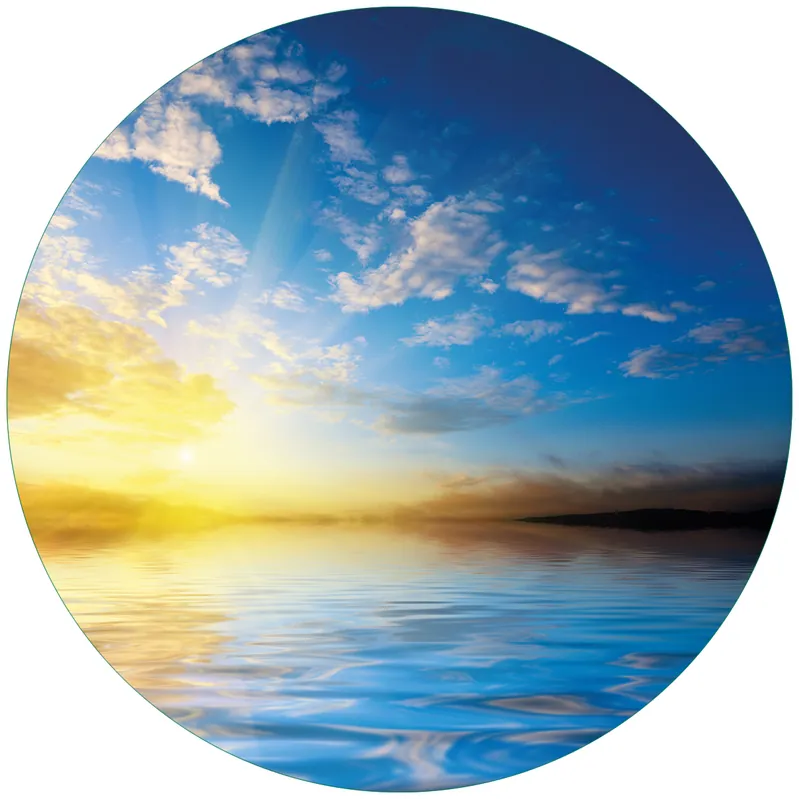 Glasbild Sonnenuntergang über dem Meer I 32 x 80 cm Jetzt Kaufen