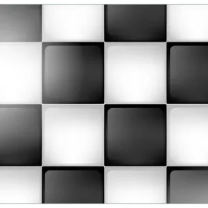 Glasbild Schachbrett Muster 30 x 30 cm Begrenztes Angebot