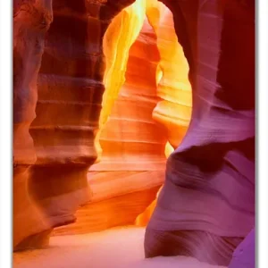 Kostenloser Versand Selbstklebende Türtapete Felsschlucht in Arizona USA - orange und violett selbstklebende Folie, 93 x 205 cm
