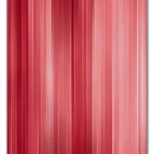 Selbstklebende Türtapete Rot und schwarz gestreift - Abstraktes Streifenmuster selbstklebende Folie mit Schutzlaminat, 93 x 205 cm Aktuell