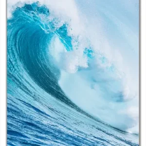 Bestseller Selbstklebende Türtapete Eindrucksvolle Welle im Ozean selbstklebende Folie mit Schutzlaminat, 93 x 205 cm