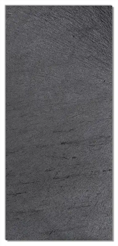 Garantierte Lieferung Selbstklebende Türtapete Schwarze Schiefertafel Optik - Steintafel selbstklebende Folie, 93 x 205 cm