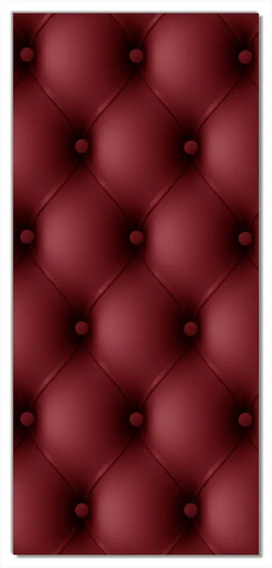 Selbstklebende Türtapete Rote Ledertür selbstklebende Folie mit Schutzlaminat, 93 x 205 cm Saisonangebot