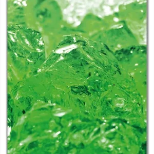 Kostenloser Rückversand Selbstklebende Türtapete Leuchtendes Eis in grün selbstklebende Folie mit Schutzlaminat, 93 x 205 cm