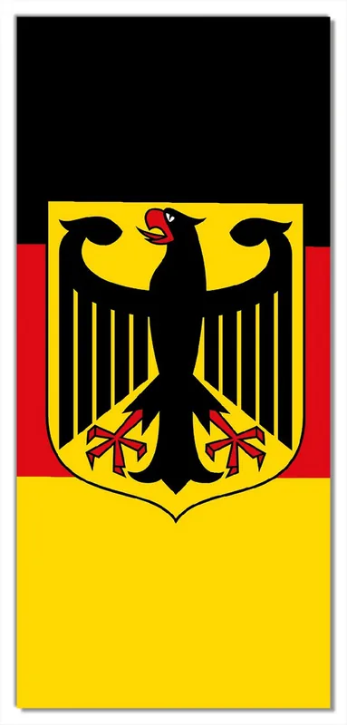 Jetzt Kaufen Selbstklebende Türtapete Deutsche Flagge mit Wappen selbstklebende Folie mit Schutzlaminat, 93 x 205 cm