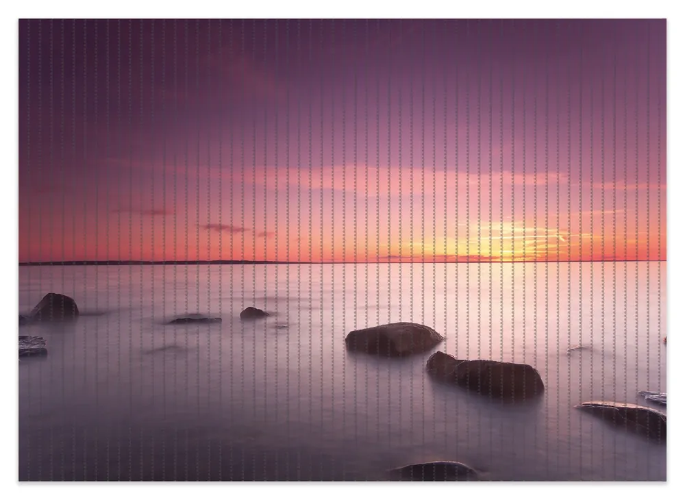 Duschmatte Nebel am See bei Sonnenuntergang 90 x 65 cm Must-Have
