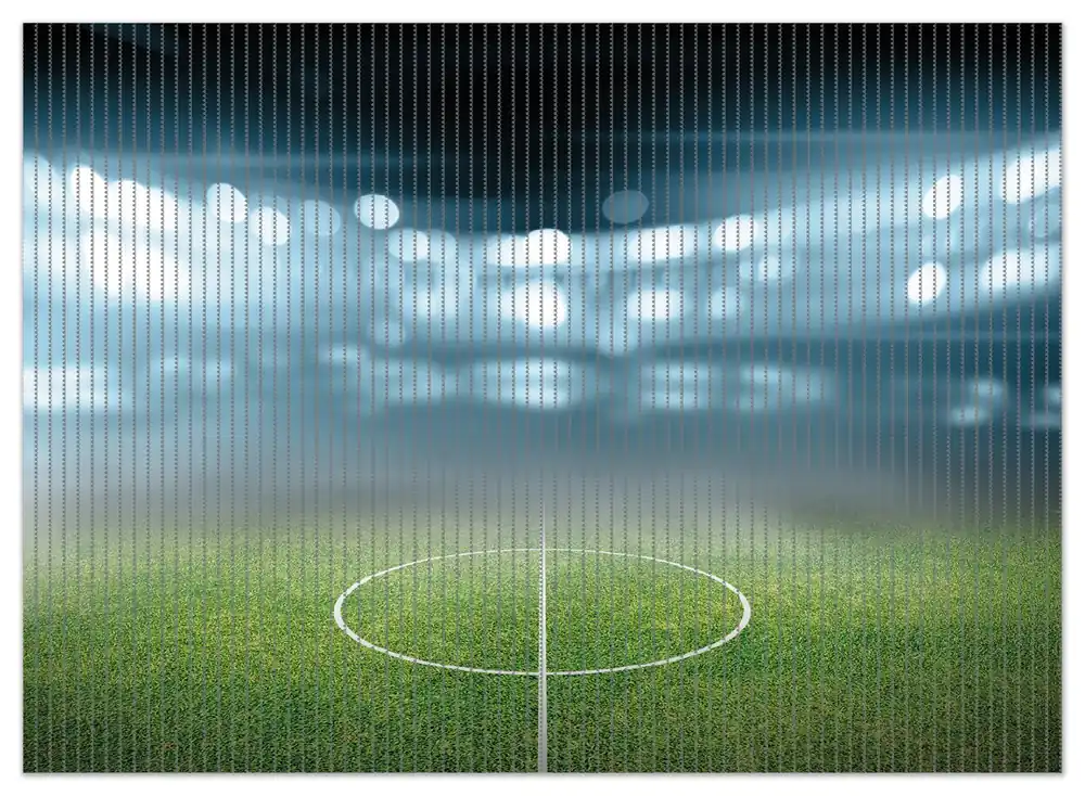 Duschmatte Fußball Stadion Mittellinie II 70 x 50 cm Saisonangebot