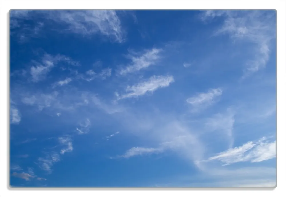 Neu Im Sortiment Frühstücksbrettchen Blauer Himmel mit vereinzelten Wolken 2 Stück
