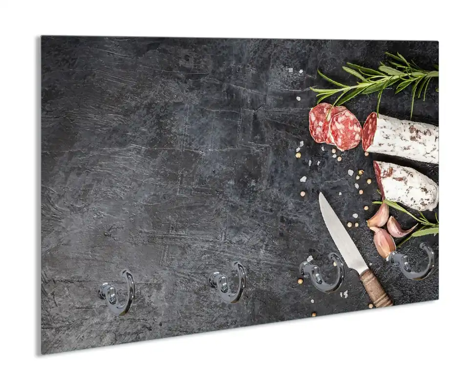 Schlüsselbrett Salami, Rosmarin und Knoblauch Günstig