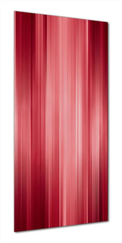 Meistverkauft Duschrückwand Rot und schwarz gestreift - Abstraktes Streifenmuster 70 x 180
