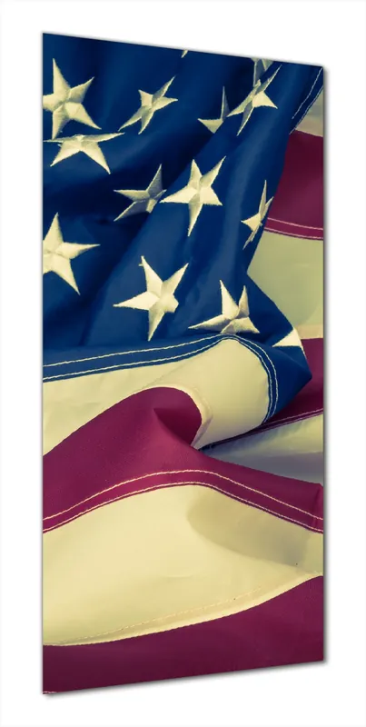 Duschrückwand Amerikanische Flagge im Wind 70 x 200 cm Mega-Angebot