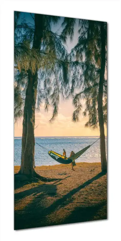 Duschrückwand Chillout - Hängematte am Meer 80 x 200 cm Top-Preis